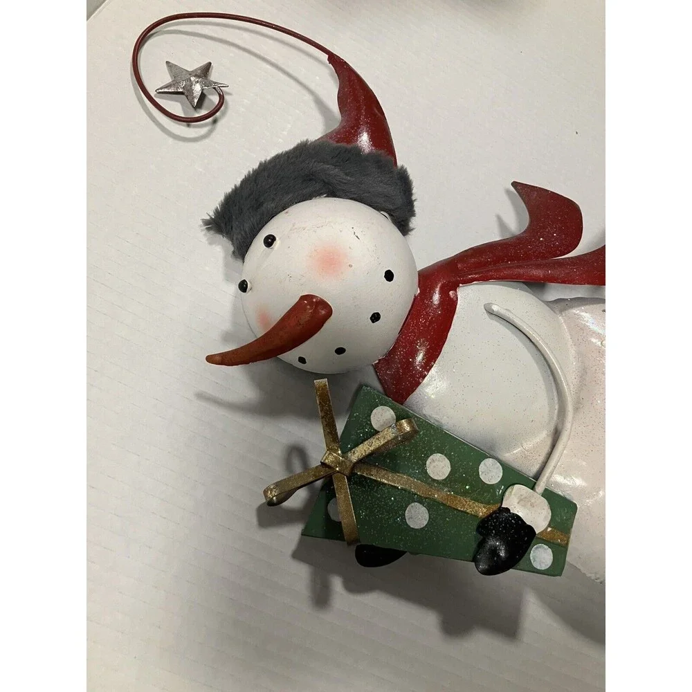 Metal Christmas Snowman 17